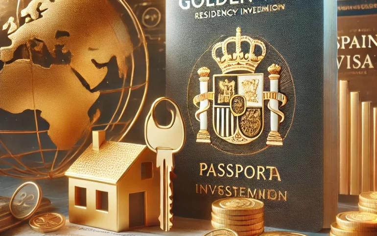 An image representing the Golden Visa and features things the Golden Visa represents