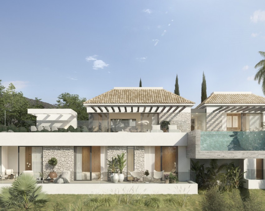 Hus Fritliggende Villa in Marbella 